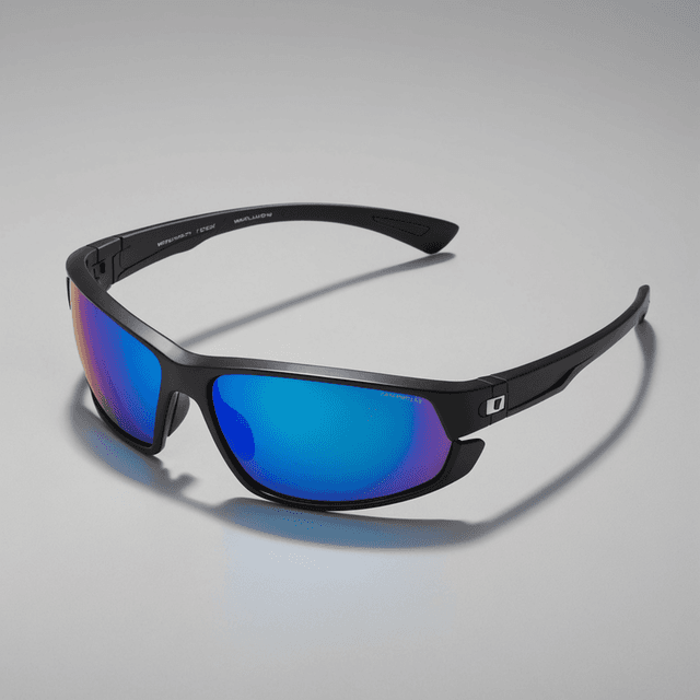 Sport Enveloppant Miroir Bleu
